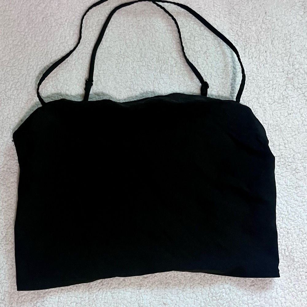 H&M Cross straps, black top